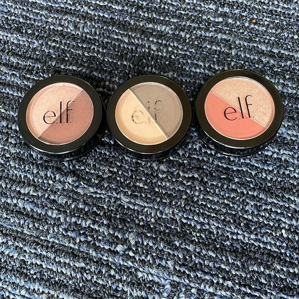 E.l.f. Eyeshadow/ blush set of 3